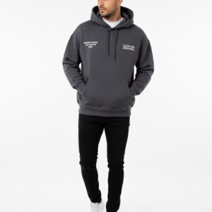 CLUB Desenli Oversize Hoodie