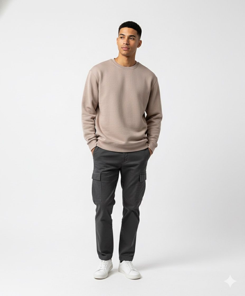 Taş Basic Oversize Sweatshirt