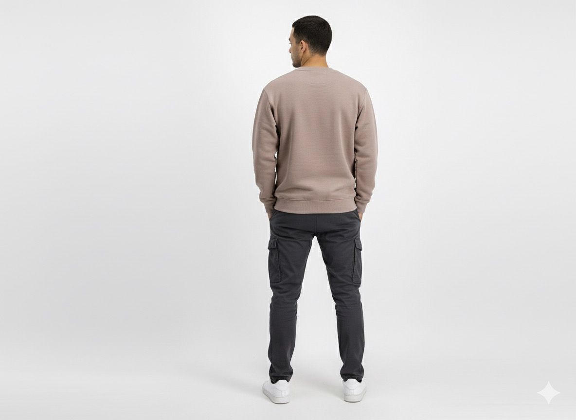 Taş Basic Oversize Sweatshirt - Görsel 2